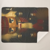 くるみ絵を描割りシャーパブランケット シェルパブランケット (正面(横))