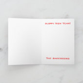 くるみ赤と白割り金ゴールドのパーソナストライプライズ シーズンカード (内部)