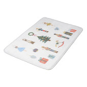 くるみ魅力的割りカーホリデークリスマス バスマット (アングル)