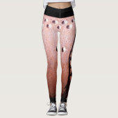 くるフェイク素朴ぶしに名前の付いた錆びた金属 レギンス (正面)