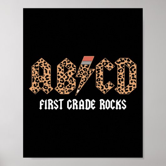 くわ岩ファーストグレード新学期レオパードテック ポスター (正面)