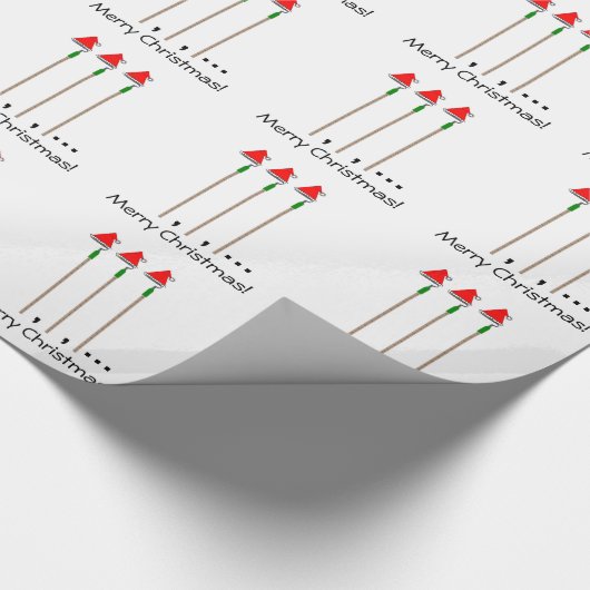 くわ、くわ、くわ… メリークリスマス! ラッピングペーパー (角)