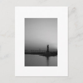 くんラム像のかご ポストカード