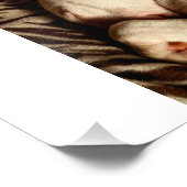 ぐっすり眠る フォトプリント            (角)