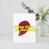 ぐっすり眠る ポストカード (スタンド正面)