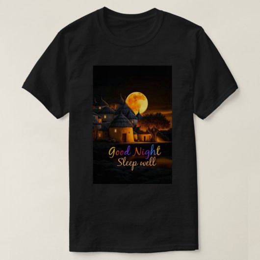 ぐっすり眠れますように。 Tシャツ (デザイン正面)
