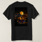 ぐっすり眠れますように。 Tシャツ (デザイン裏面)
