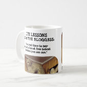 "ぐつぐつ煮えなさいことをボブキャットが言うSmokey。" コーヒーマグカップ (正面左)