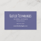 ぐらつかせた正方形のハイテクな技術コンピュータ 名刺 (裏面)