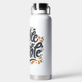 ぐらつかせるまでゴブルする ウォーターボトル (背面)