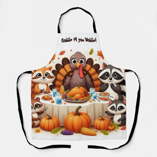 ぐらつかせるまでゴブルする エプロン (正面)