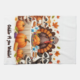 ぐらつかせるまでゴブルする キッチンタオル