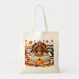 ぐらつかせるまでゴブルする トートバッグ