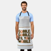 ぐらつかれるまでガブガブする エプロン (着用した状態)