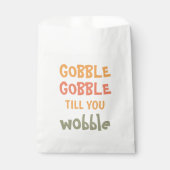 ぐらつかれるまでゴブルする |感謝祭 フェイバーバッグ (正面)