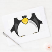 ぐらつきピート 長方形シール (封筒)