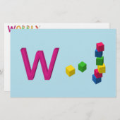 ぐらつき紙 (正面/裏面)