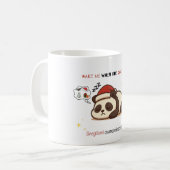 ぐるぐるパンダのクリスマスマグ コーヒーマグカップ (正面左)