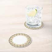 ぐるっとあにまる「カワイイラッコ親子」 ラウンドペーパーコースター (インサイチュ)