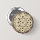 ぐるっとあにまる「カワイイラッコ親子」缶バッジ 缶バッジ (正面&裏面)