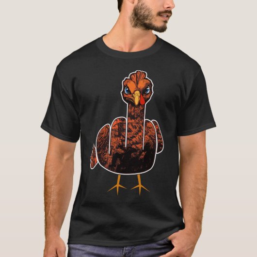 ぐるむな七面鳥 感謝祭 Tシャツ (正面)