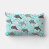 けいき水彩ドルフィンウェーブリバーシブル ランバークッション (裏面)