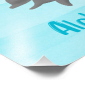 けいき水彩ドルフィンウェーブ フォトプリント (角)