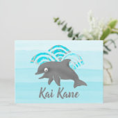 けいき水彩ドルフィンウェーブ 招待状 (スタンド正面)