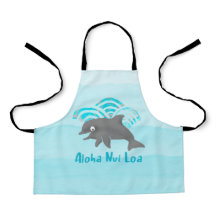 けいき ウォーターカラーイルカの波