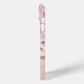 けいこ こけし人形 - 青い着物の芸者さん Case-Mate iPhoneケース (裏面 / 左)