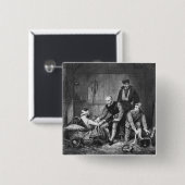 けが人の兵士を扱うアンブロアズPare 缶バッジ (正面&裏面)