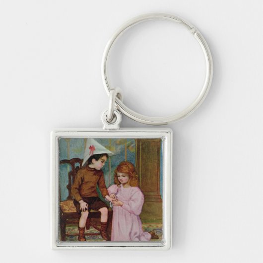 けが人の騎士 キーホルダー (正面)