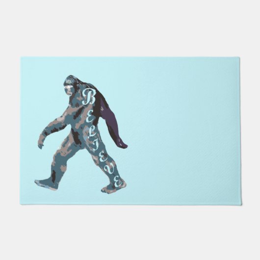 けれども私は信じます(雪男) ドアマット (正面)