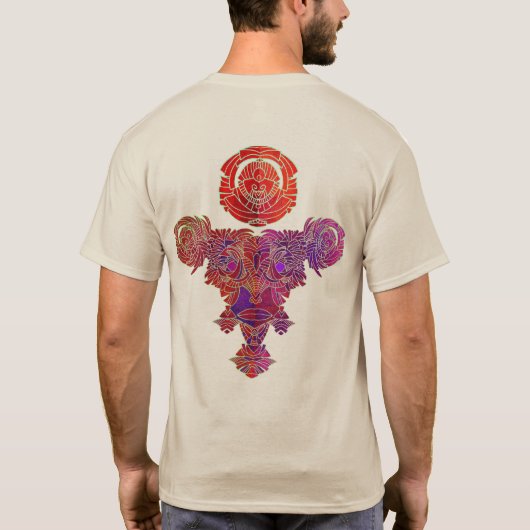 けんか秋逆Tシャツ Tシャツ (裏面)