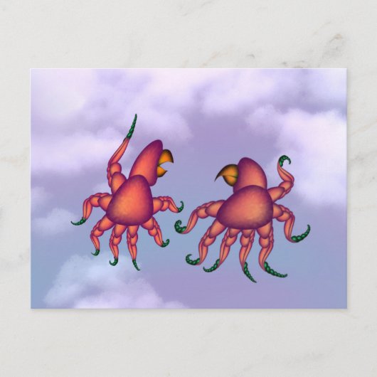 けんか ポストカード (正面)