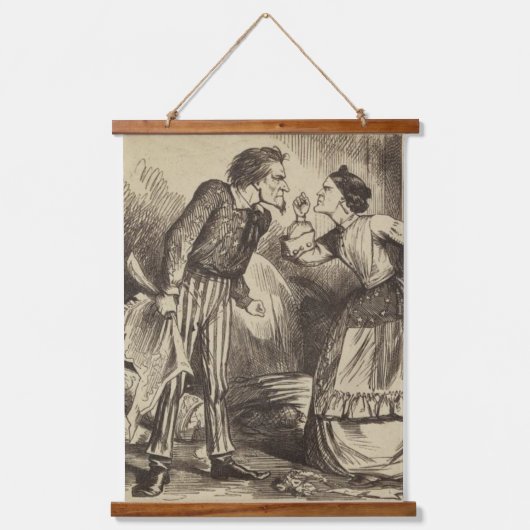 けんか 吊り下げ型タペストリー (正面)