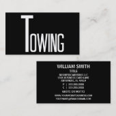 けん引白黒 名刺 (正面/裏面)