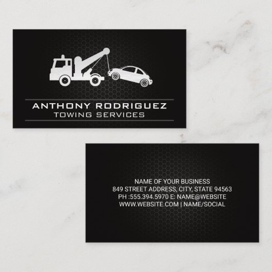 けん引車 名刺 (正面/裏面)