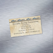 けん引道支援の復旧輸送 マグネット名刺 (インサイチュ)