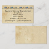 けん引道支援の復旧輸送 名刺 (正面/裏面)