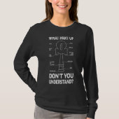 けん玉の解剖学けん玉の部分は君じゃない Tシャツ (正面)