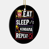 けん玉トリック日本のトイボールゲーム初心者 セラミックオーナメント (右)