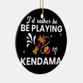 けん玉トリック日本のトイボールゲーム初心者 セラミックオーナメント (右)