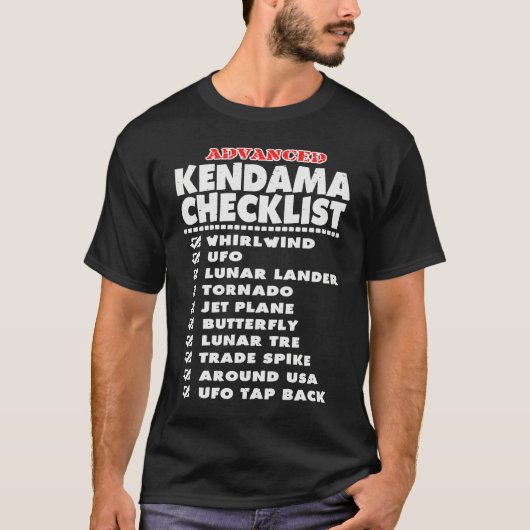 けん玉上級テクニックチェックリストファン Tシャツ (正面)
