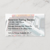 けん車の引及び道端の援助 名刺 (正面)