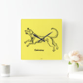 こいぬ座1482年 スクエア壁時計 (ホーム)