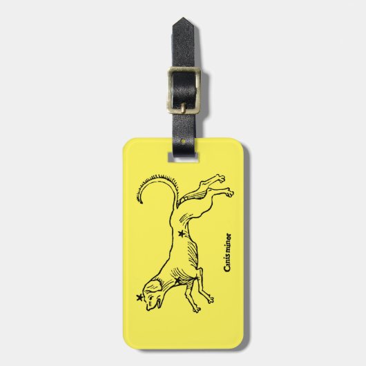 こいぬ座1482年 ラゲッジタグ (正面縦)