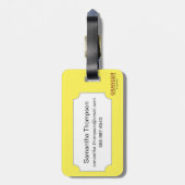 こいぬ座1482年 ラゲッジタグ (裏面縦)