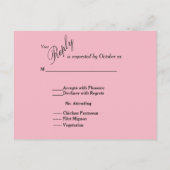 こいの魚 カスタム RSVP カード (裏面)