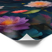 こい川の静けさ | 鮮やかな日本の魚のアート ポスター (コーナー)